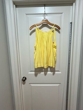 A New Day Bright Yellow Women's size XL Spaghetti-Strap tank. NWT.